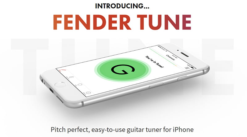 Phần mềm chỉnh dây guitar của Fender