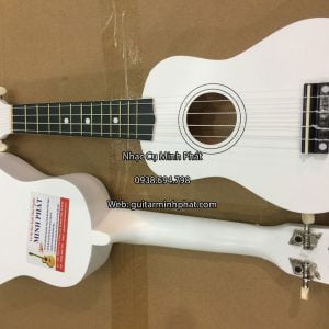 shop đàn ukulele giá rẻ tphcm - bán đàn ukulele soprano màu trắng giá rẻ