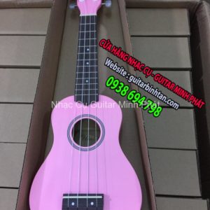 Đàn ukulele soprano màu hồng