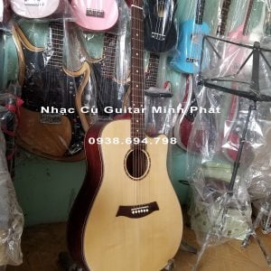 Guitar Acoustic Gỗ Điệp Dáng D Khuyết Giá Rẻ Sinh Viên