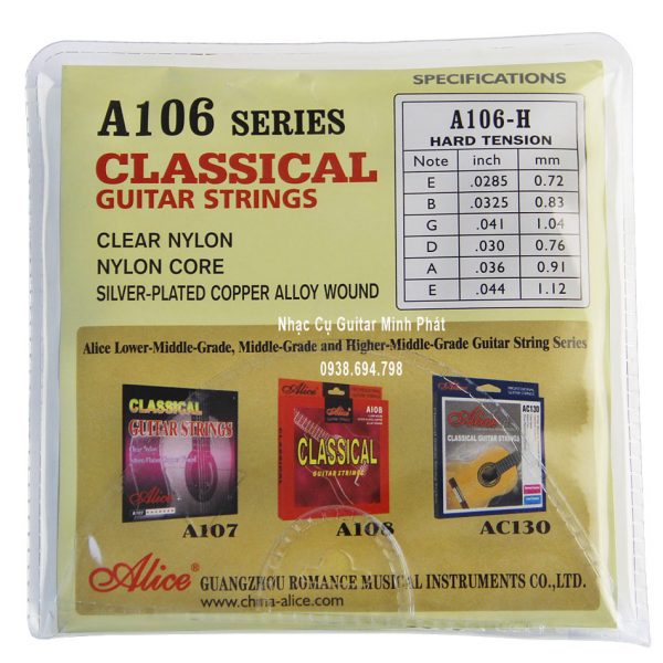 Dây Đàn Guitar Classic Alice A106