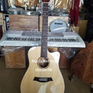 Đàn Guitar Gỗ Điệp Dáng D Khuyết hiện có tại shop nhạc cụ guitar Minh Phát tại tphcm, ship cod toàn quốc