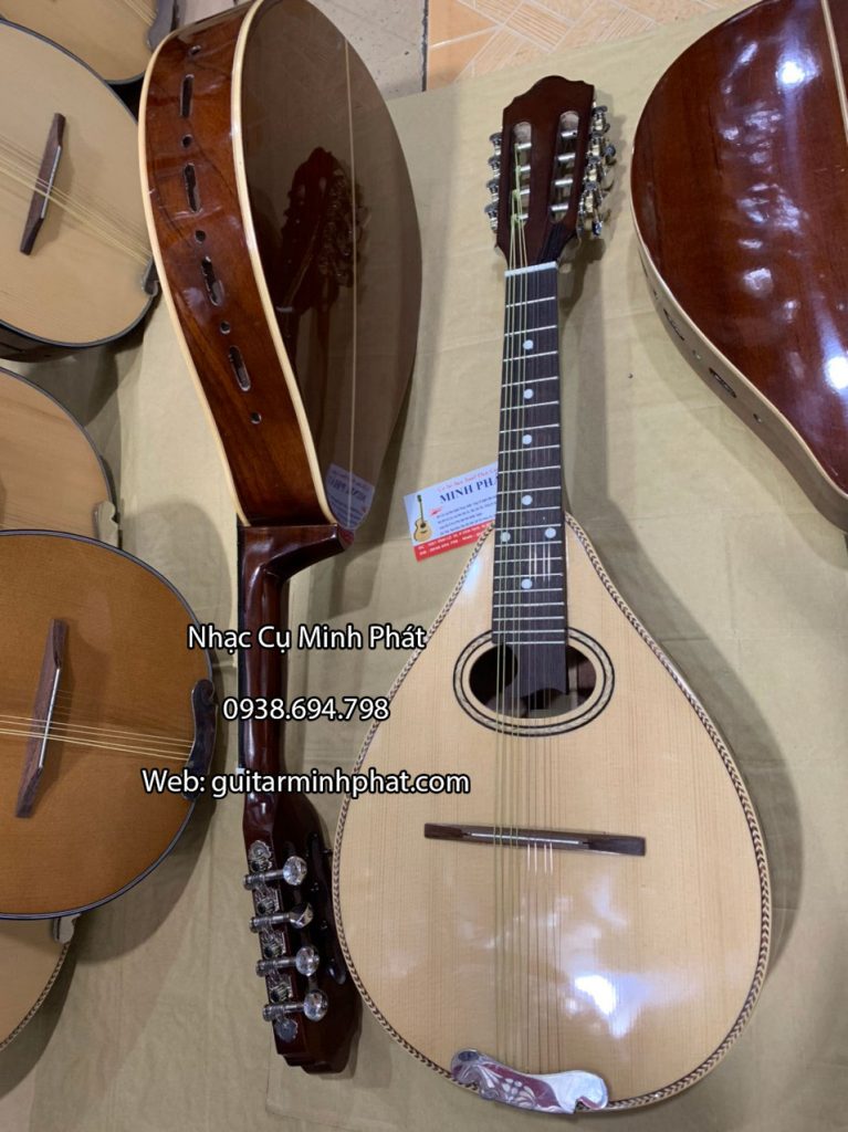 Mua đàn mandolin gỗ nguyên tấm chất lượng âm thanh tốt nhất tại TPHCM