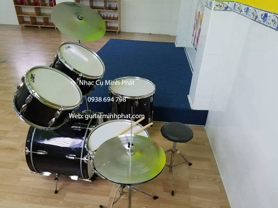 Dàn trống jazz lazer 5 drum giá rẻ tại nhạc cụ Minh Phát