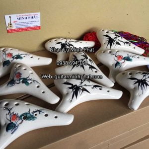 Shop kèn Ocarina 12 lỗ Tone AC sứ rạn giá rẻ tại TpHCM