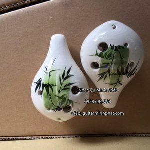 Bán kèn ocarina 6 lỗ hình lọ hoa chất liệu bằng sứ cao cấp - nhạc cụ Minh Phát