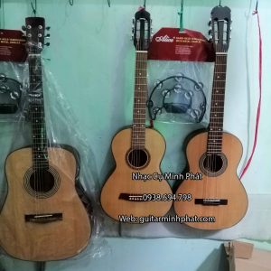 Đàn guitar đam size 3/4 làm từ gỗ hồng đào cho âm thanh vang và ấm