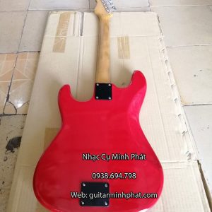 đàn guitar điện vọng cổ giá rẻ màu đỏ đẹp, mobin tốt , có ty chỉnh cần đàn được bán tại shop nhạc cụ minh phát