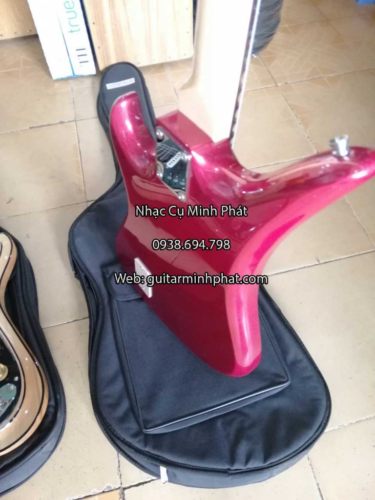 đàn guitar điện vọng cổ phím lõm có octau tiếng đôi, phím inox, có ty chỉnh cần đàn