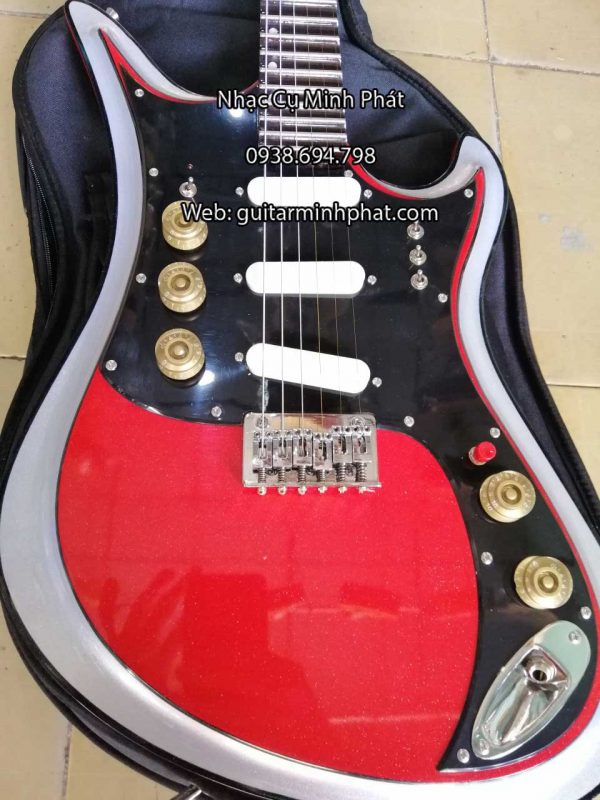 Cửa hàng bán đàn guitar điện phím lõm tesco màu đỏ đẹp chất lượng tại tphcm