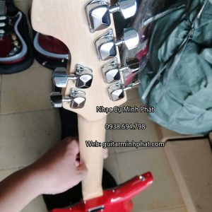 Cửa hàng bán đàn guitar điện phím lõm tesco màu đỏ đẹp chất lượng tại tphcm