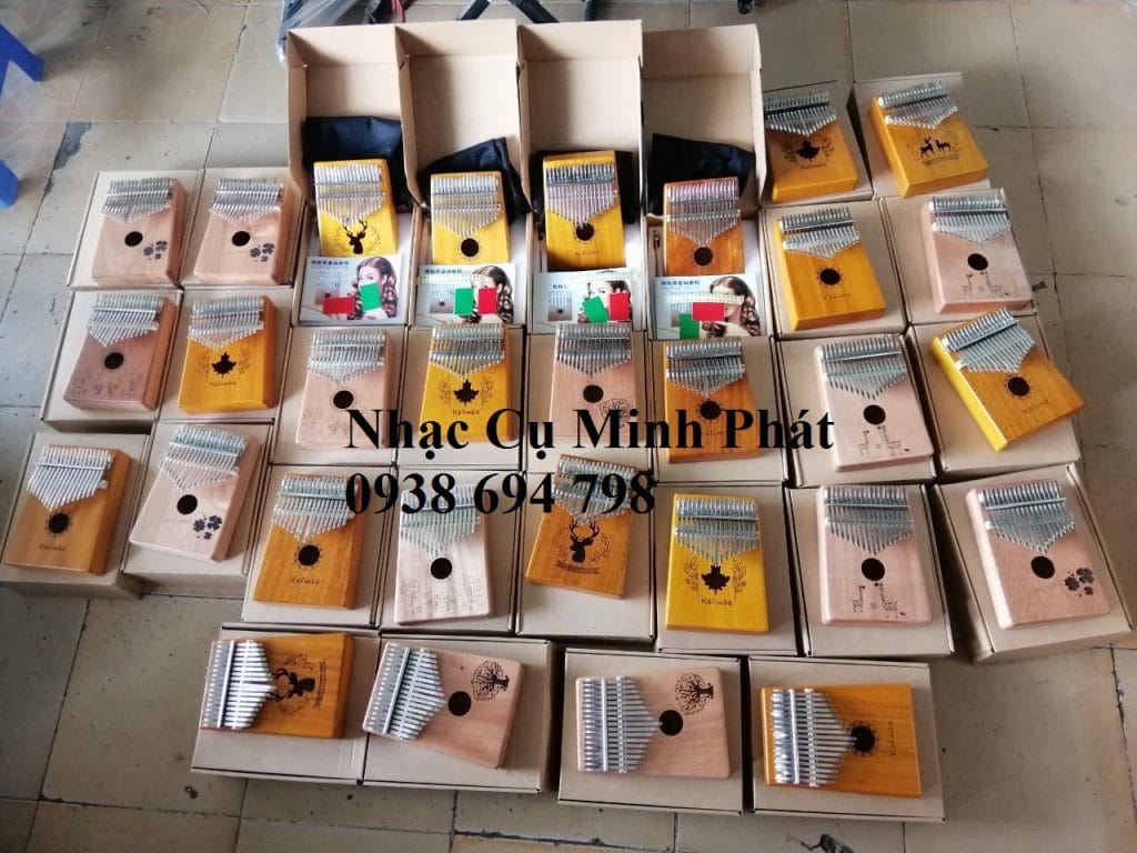 Hình ảnh cho Đàn Kalimba Gỗ Mahogany