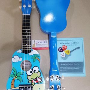 Đàn ukulele soprano hình con ếch xanh