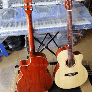 Đàn guitar acoustic hồng đào, - nhà làm đàn Minh Phát - Nhạc Cụ quận bình tân tphcm