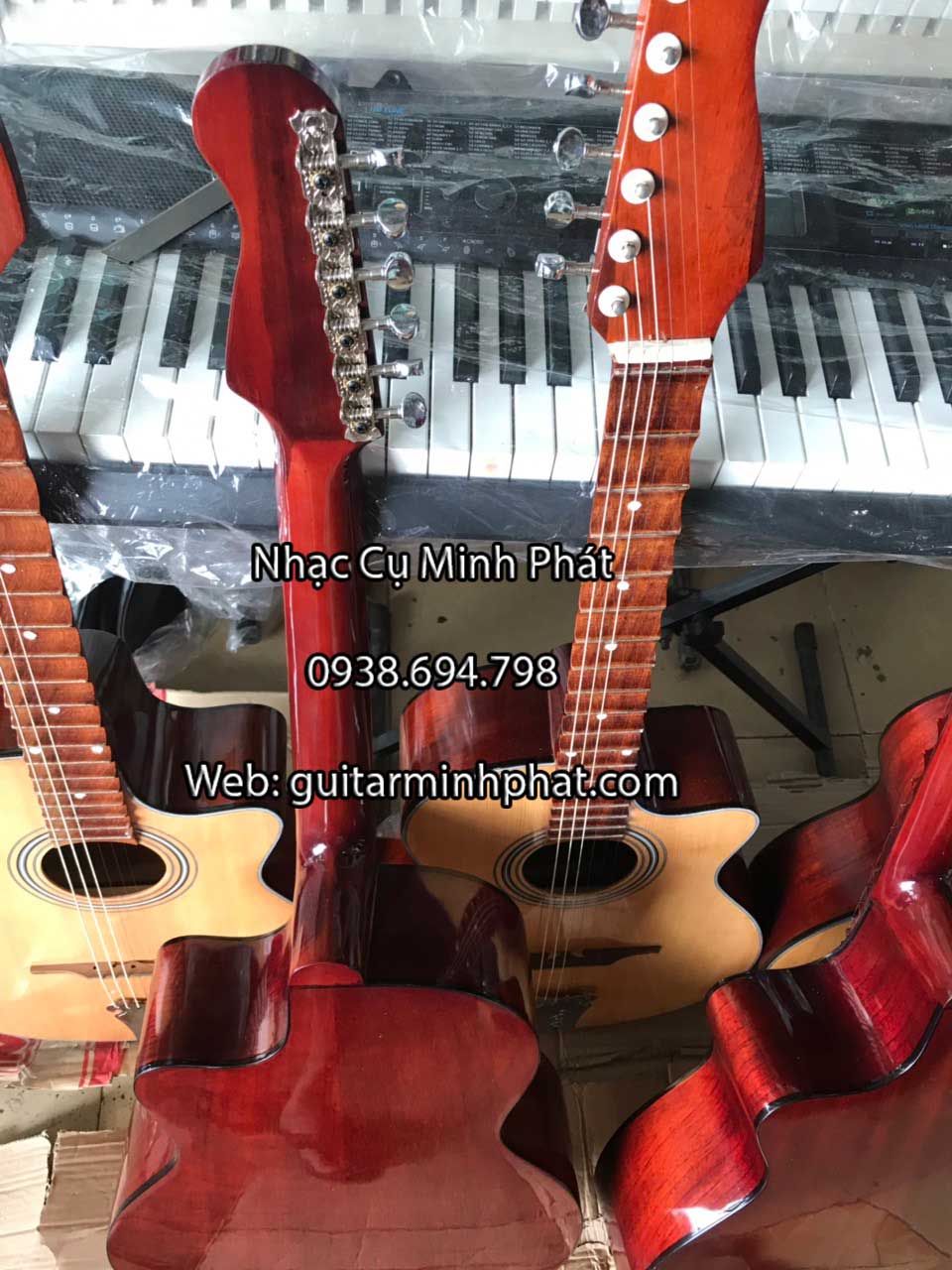 Đàn Guitar Vọng Cổ Thùng Phím Lõm Vc02 - Guitar Minh Phát