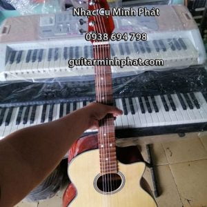 Cửa hàng bán đàn guitar thùng vọng cổ phím lõm gỗ thông chất lượng cho người mới tập chơi - liên hệ 0938 694 798