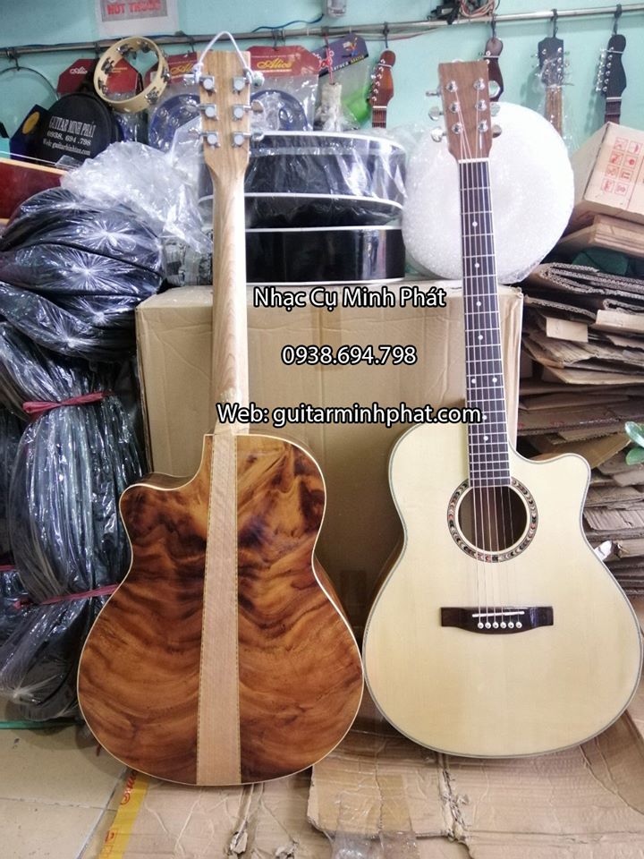 Guitar Acoustic gỗ điệp kỹ cao cấp - shop guitar minh phát tphcm