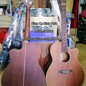 Đàn guitar acoustic full gỗ hồng đào kỹ cao cấp tại tphcm