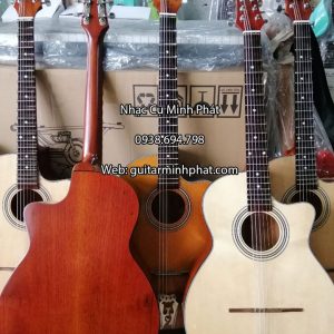 Bán Đàn Guitar Phím Lõm - Guitar Cổ Thùng 21 Phím Full Gỗ Giá Rẻ