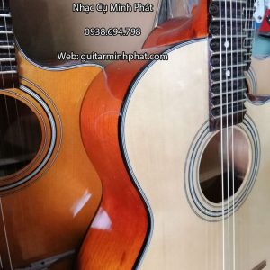 Bán Đàn Guitar Phím Lõm - Guitar Cổ Thùng 21 Phím Full Gỗ Giá Rẻ