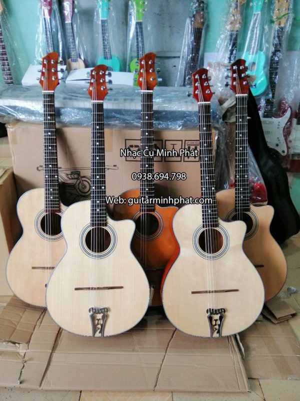 Bán Đàn Guitar Phím Lõm - Guitar Cổ Thùng 21 Phím Full Gỗ Giá Rẻ