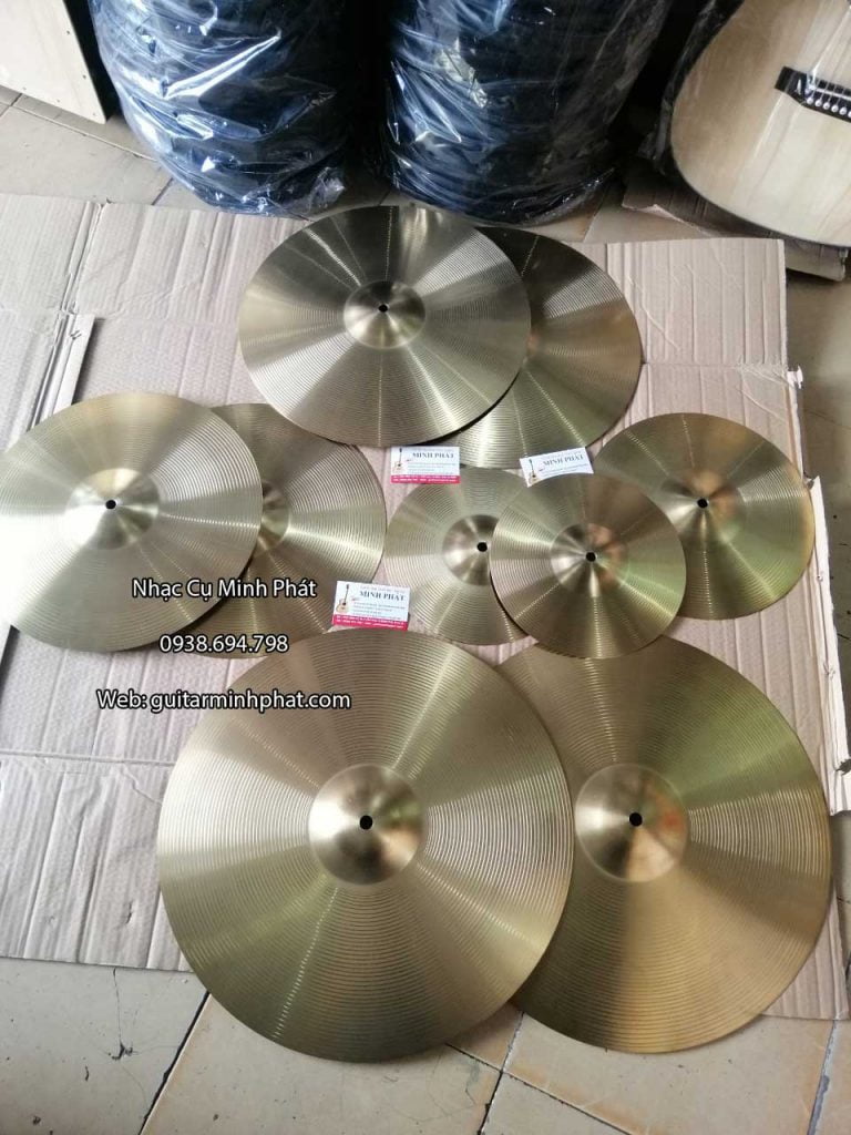 Cửa hàng bán lá cymbal 10 inch, 12 inch, 14 inch, 16 inch, 18 inch giá rẻ tại tphcm - Shop Phụ Kiên Trống jazz Minh Phát