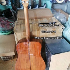 Đàn guitar gỗ KOA cao cấp cẩn xà cừ quanh thùng đàn