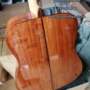 Đàn guitar gỗ KOA cao cấp cẩn xà cừ quanh thùng đàn