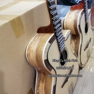 Đàn guitar phím lõm gỗ tràm, cần liền nguyên khối giá rẻ tại tphcm -nhạc cụ minh phát