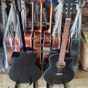 Đàn guitar Acoustic màu đen chất lượng