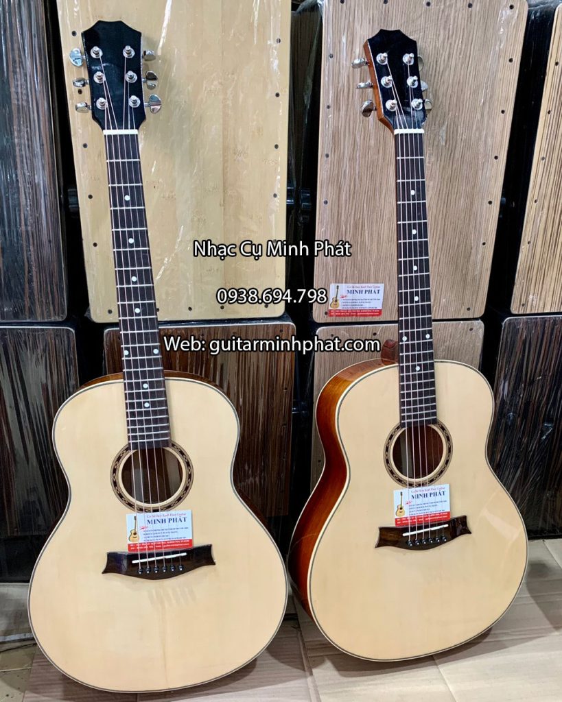 Đàn Guitar Acoustic Mini 3/4 Gỗ Hồng Đào 8 Đàn guitar mini 3/4 thiết kế nhỏ gọn phù hợp với dánh người nhỏ và trẻ em