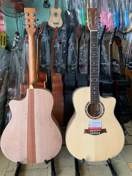 Đàn Guitar Acoustic Gỗ Còng Cườm Kỹ Cao Cấp MP-A15
