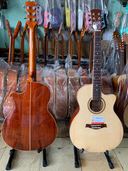 Đàn Guitar Acoustic Gỗ Hồng Đào Bọc Tút MP-A02