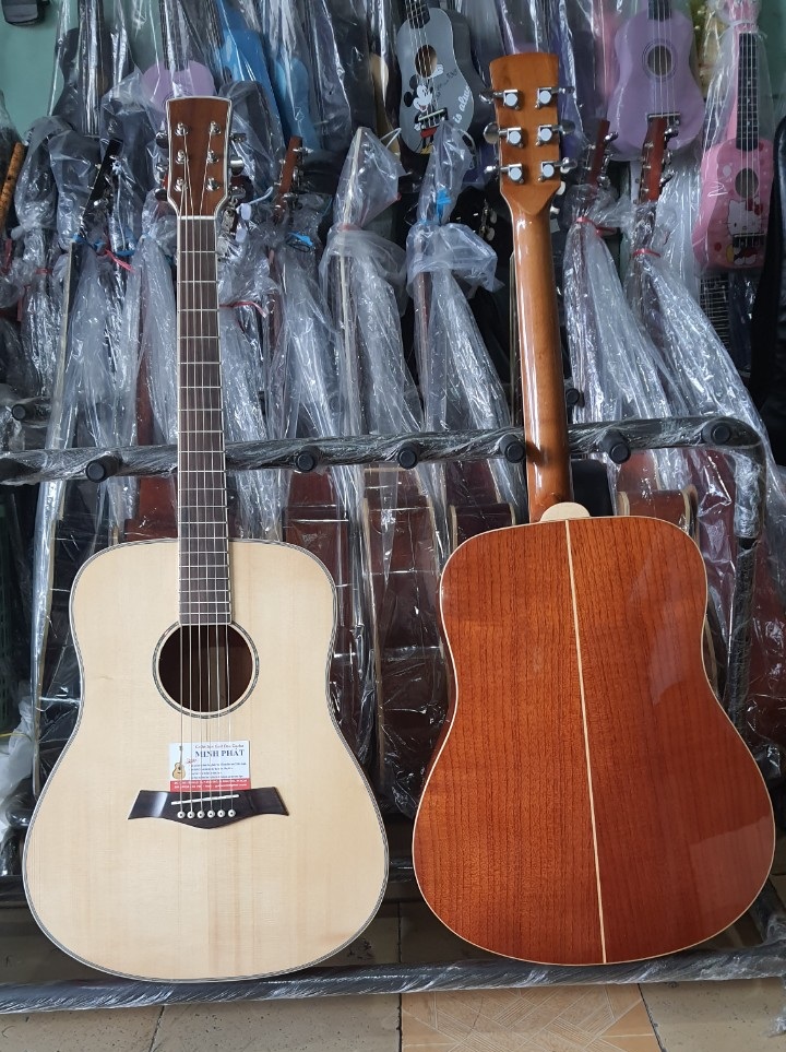Guitar Acoustic Gỗ Hồng Đào Dáng D Cần Bọc Tút MP-A08