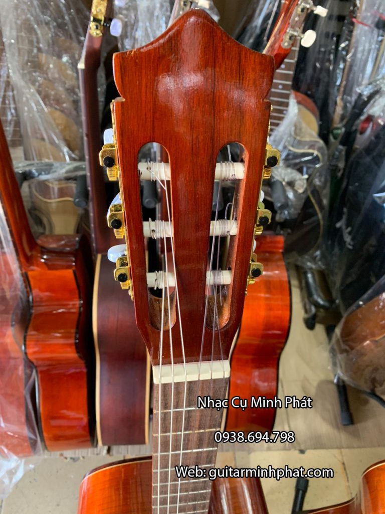 Guitar Classic Gỗ Hồng Đào Già Có Ty Chỉnh Cần MP-C3 8 khóa đàn guitar classic mạ vàng cao cấp