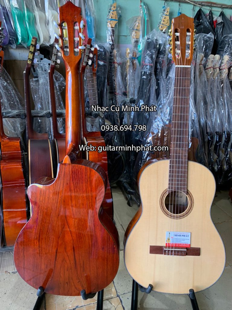 Guitar Classic Gỗ Hồng Đào Già Có Ty Chỉnh Cần MP-C3 7 - Ty chỉnh cong cần: Có khả năng điều chỉnh hai chiều.