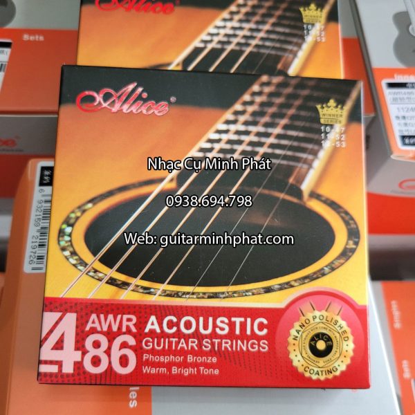 Dây đàn guitar acoustic alice AWR486