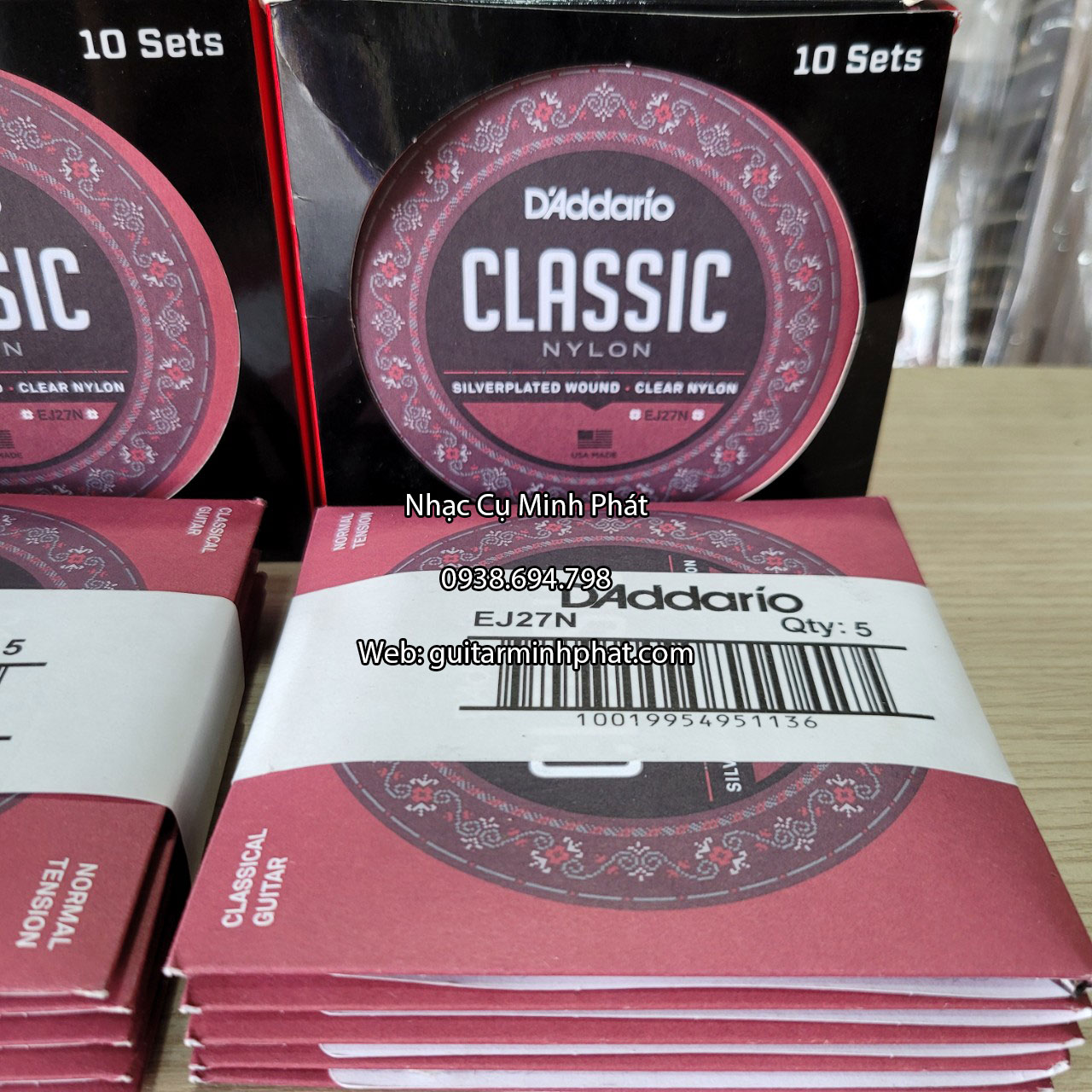 day-dan-guitar-classic-d'addario-ej27n-chinh-hang (2) day dan guitar classic daddario ej27n chinh hang 2
