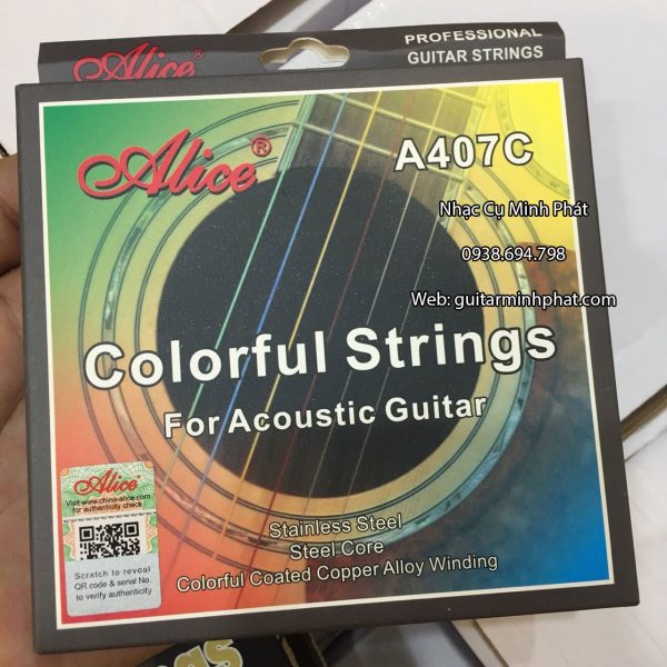 Dây Đàn Guitar Acoustic Alice A407C Giá Rẻ - Minh Phát