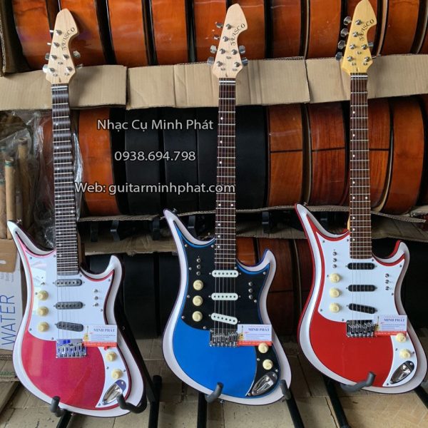 Đàn Guitar Điện Phím lõm, guitar cổ điện Teisco MP-DVC5
