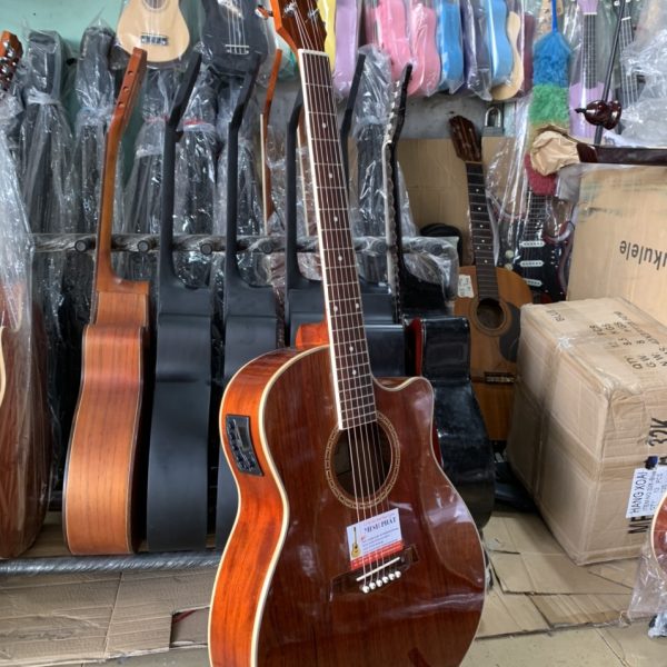 Đàn Guitar Acoustic Full Gỗ Hồng Đào EQ KLT1 Chính Hãng