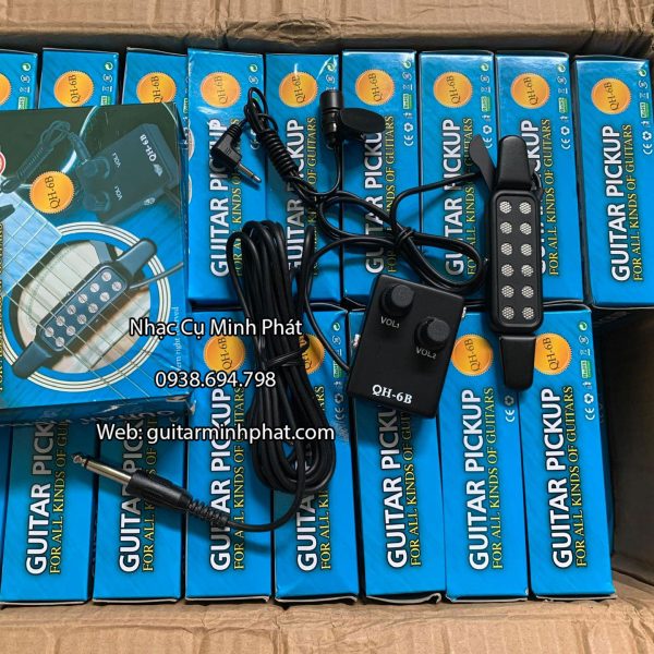 Pickup Guitar QH-6B Chính Hãng - Thu Tiếng Gõ Thùng Cực Hay
