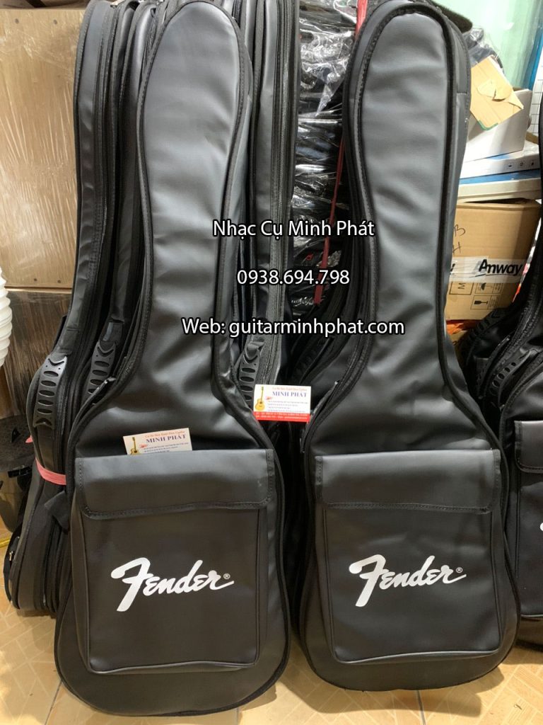 Bao đàn guitar điện Fender 3 lớp 3 Bao đàn guitar điện Fender 3 lớp , chất liệu Simili cao cấp chống thấm, chống nước tốt hạn chế va đập.