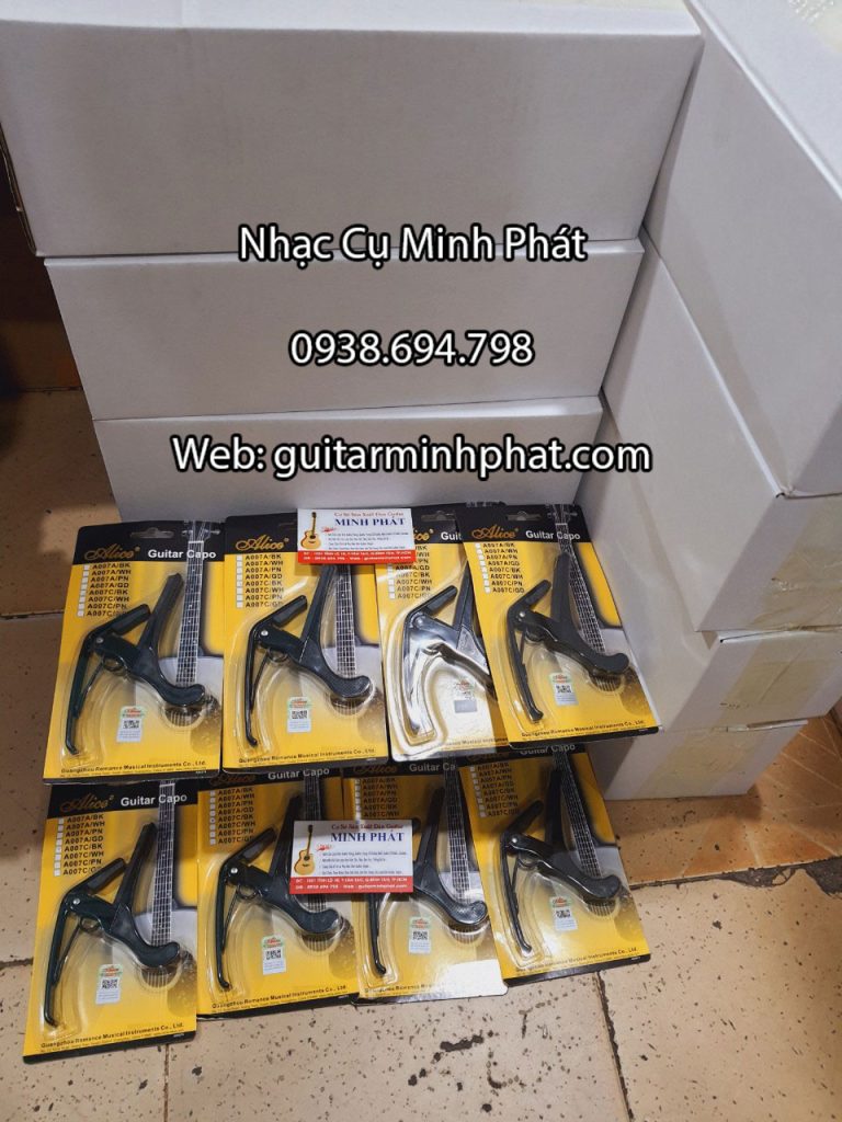 Capo guitar Alice A007C/BK 2 Cửa hàng Guitar Minh Phát cung cấp sỉ và lẻ Capo guitar Alice A007C/BK