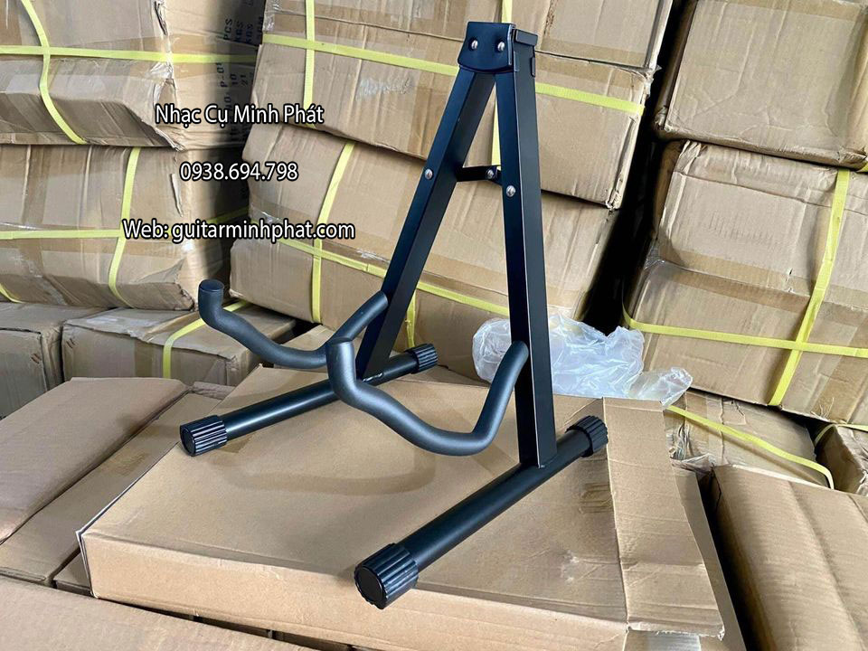 Chân đàn guitar chữ A 4 Chân Để Đàn Guitar Chữ A Cao Cấp – Giá Đỡ Đàn Guitar Acoustic, Classic, Guitar Điện Sắt Ống Sơn Đen Chống Xước (Nặng 0.5kg)