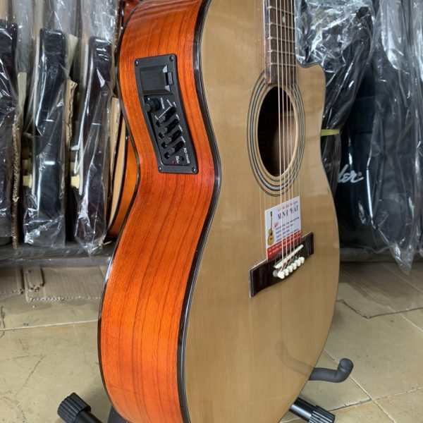 Đàn guitar acoustic gỗ hồng đào giá rẻ lắp sẳn EQ 7545r chính hãng
