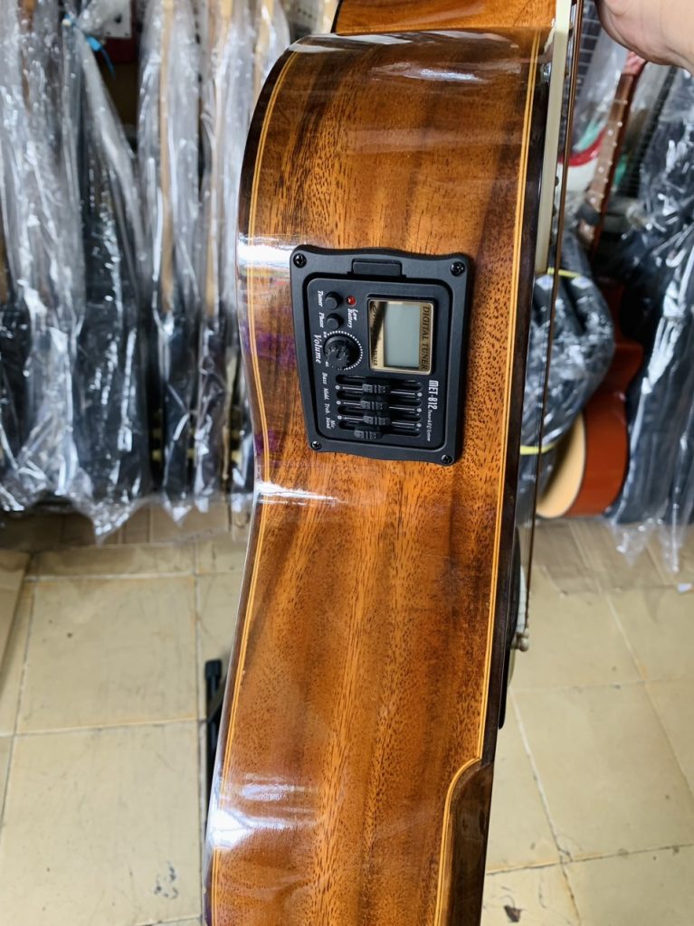 Đàn Guitar Acoustic Gỗ Điệp Full kết hợp EQ Metb12 chính hãng