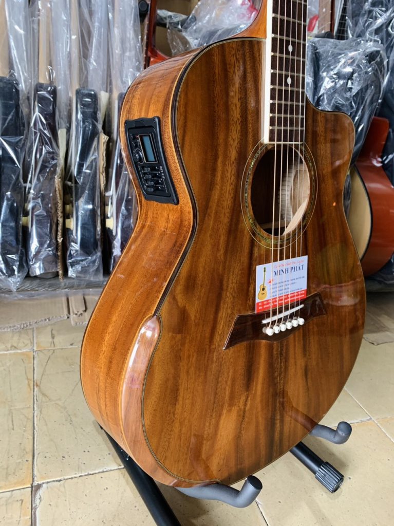 Đàn Guitar Acoustic Gỗ Điệp Full kết hợp EQ Metb12 chính hãng