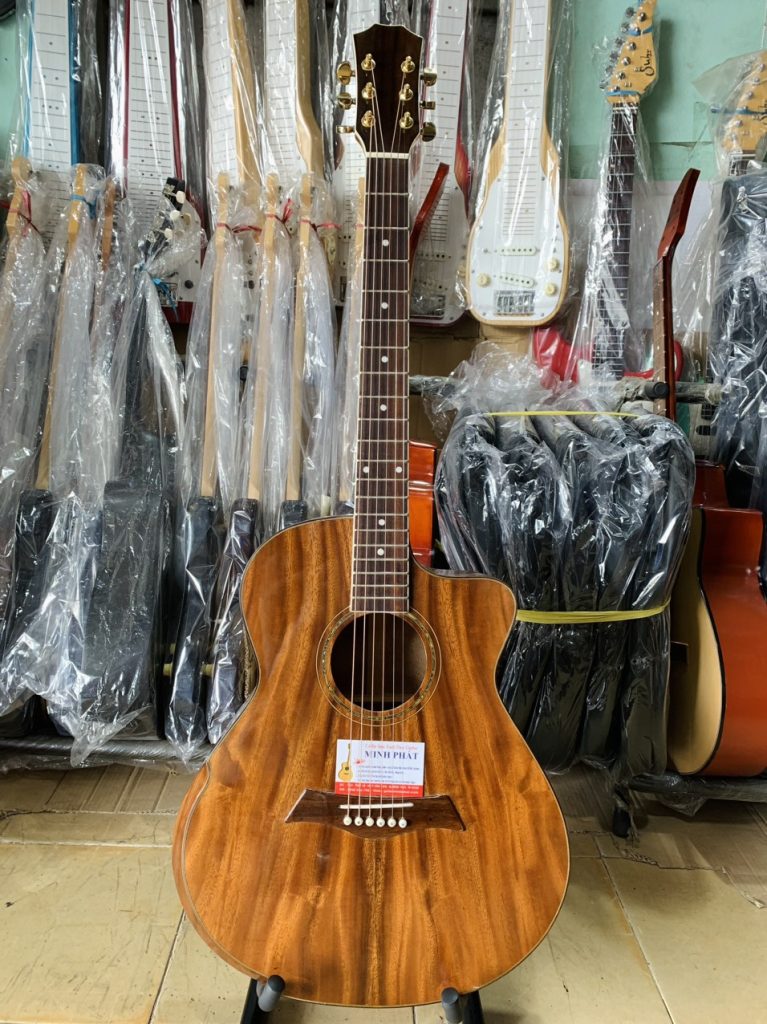 Đàn Guitar Acoustic Gỗ Điệp Full kết hợp EQ Metb12 chính hãng