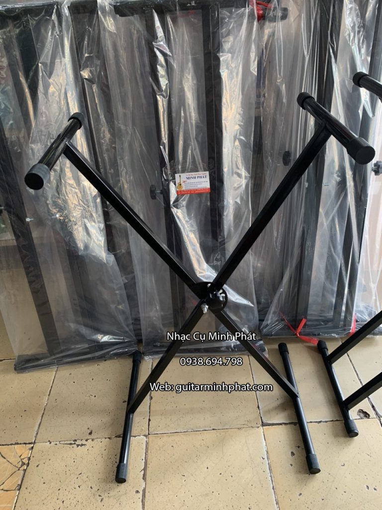 Chân đàn organ đơn (x đơn) 4 Chân Đàn Organ Chữ X Đơn - Giá Đỡ Đàn Organ Gấp Gọn, Chịu Lực 35kg, Sơn Tĩnh Điện Bền Đẹp